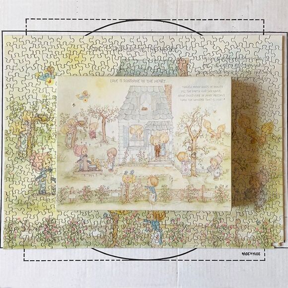 Vintage 1975 Betsey Clark Love is Sunshine in the Heart 500 Pc Springbok Puzzle - Picture 3 of 10